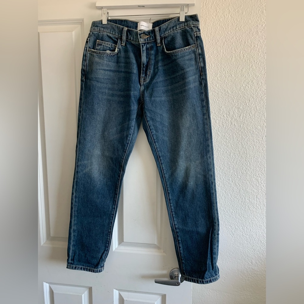 Current/Elliott Boyfriend straight leg jean